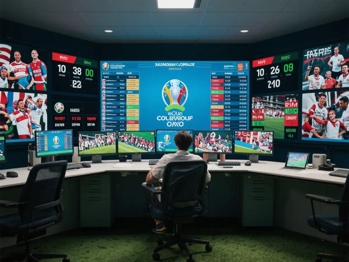世界杯数据中心与赛事追踪页面示意